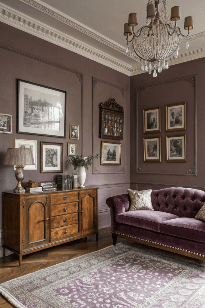 Vintage Vogue Benjamin Moore Ideas: 11. Dusty Plum for Vintage Elegance