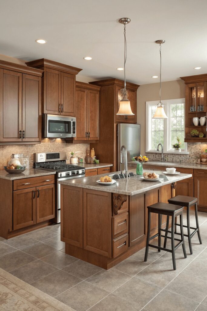 15+ Benjamin Moore Cinnamon Slate: Stunning Ideas Inspo! 2 Benjamin Moore Cinnamon Slate Ideas: 2. Modern Kitchen Drama with Cinnamon Slate Cabinets
