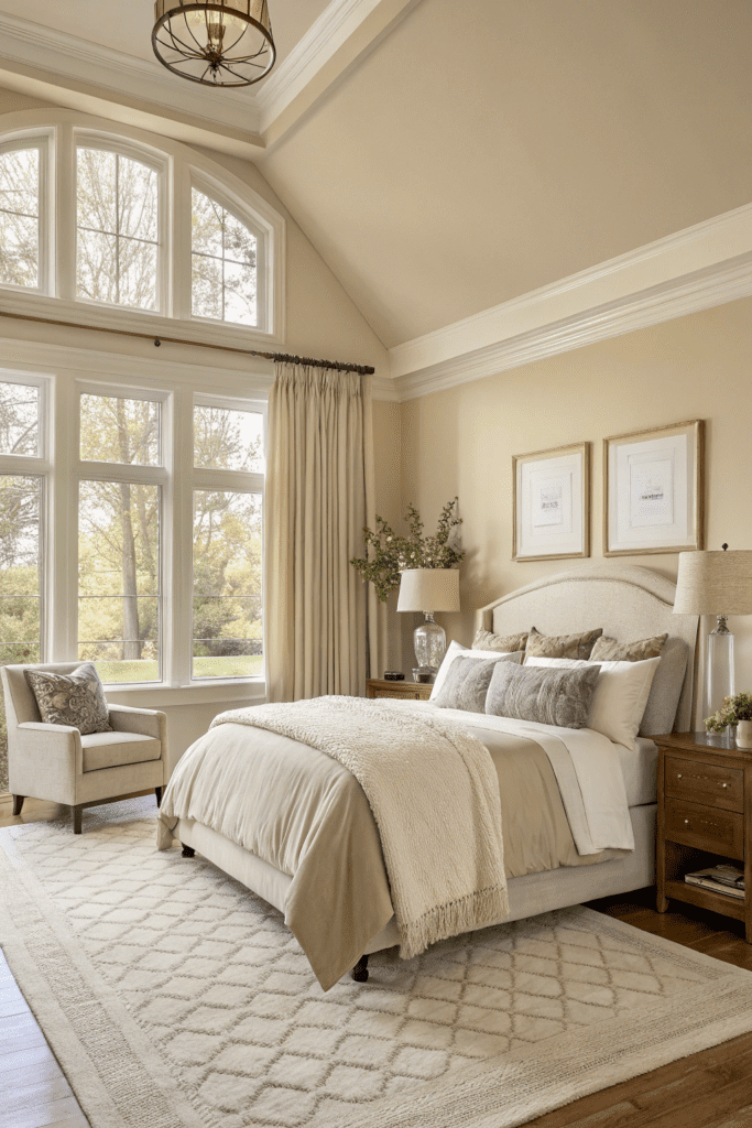 Sherwin Williams Accessible Beige Ideas: 3. Serene Bedroom Retreat