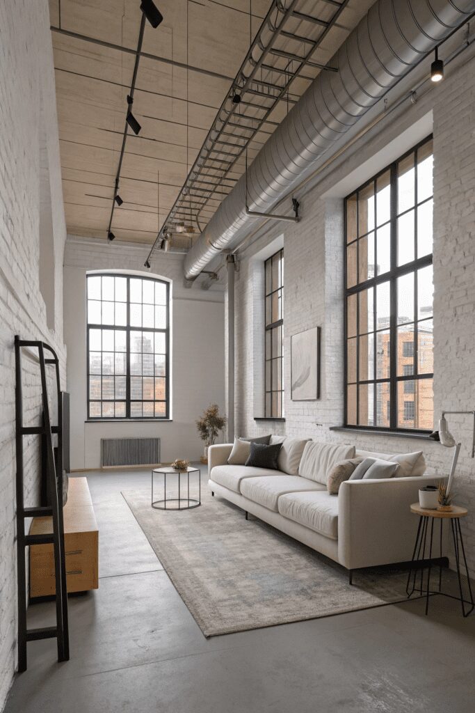 15+ Upgrade Your Space with Benjamin Moore Pashmina Ideas! 15 Benjamin Moore Pashmina Ideas: 15. A Minimalist Pashmina Loft with Industrial Accents