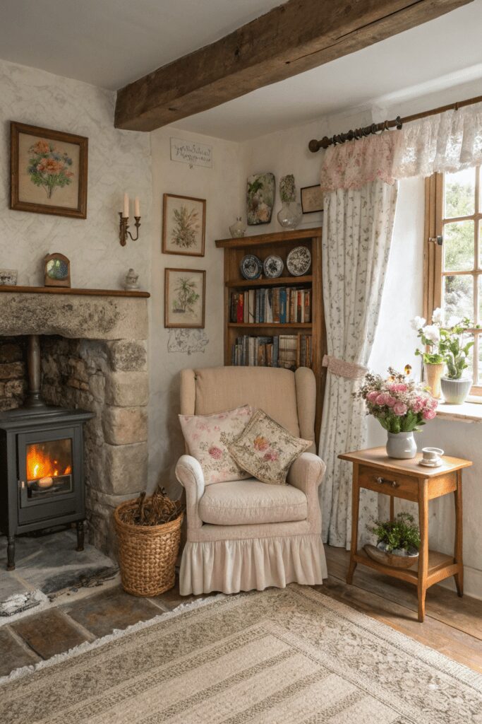 10+ Dreamy Cottage Core Living Room Ideas to Try Now! 8 Cottage Core Living Rooms Ideas: 8. The Antique Heirloom Sanctuary