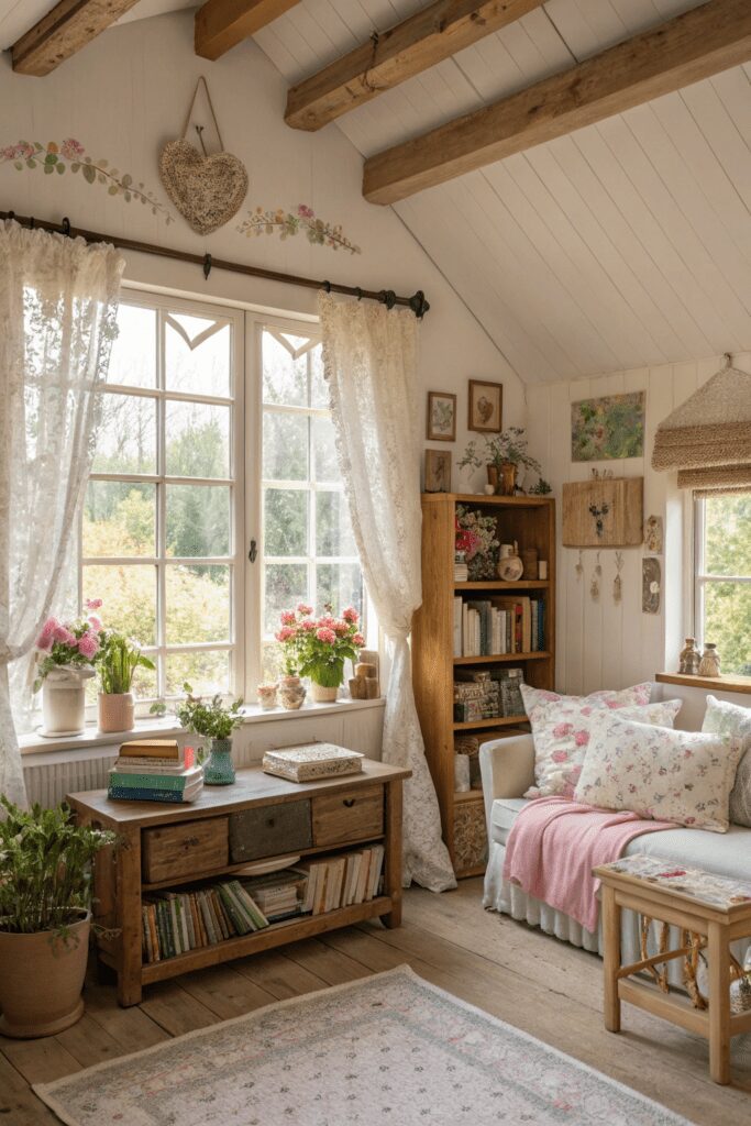10+ Dreamy Cottage Core Living Room Ideas to Try Now! 9 Cottage Core Living Rooms Ideas: 9. The Countryside Artisan’s Loft