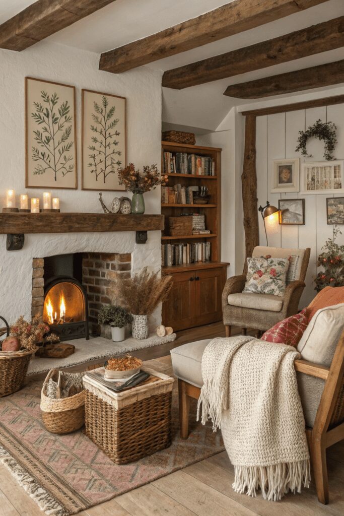 10+ Dreamy Cottage Core Living Room Ideas to Try Now! 11 Cottage Core Living Rooms Ideas: 11. The Woodland Folk Tale Den