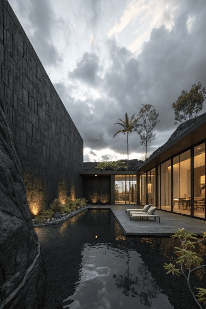 20+ Stunning Black Room Ideas You Need to Try Now! 14 Black Rooms Ideas: 14. The Black Sand Oasis