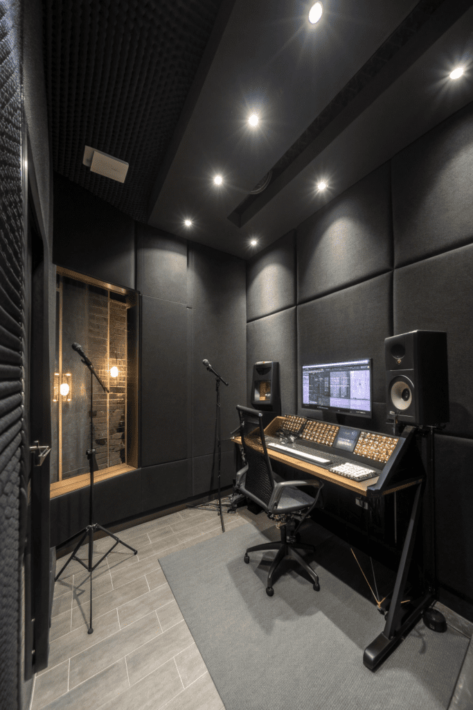 Black Rooms Ideas: 20. The Shadow Music Studio