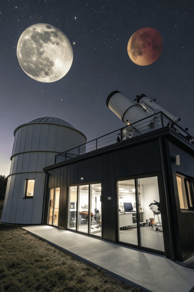 20+ Stunning Black Room Ideas You Need to Try Now! 22 Black Rooms Ideas: 22. The Lunar Eclipse Observatory