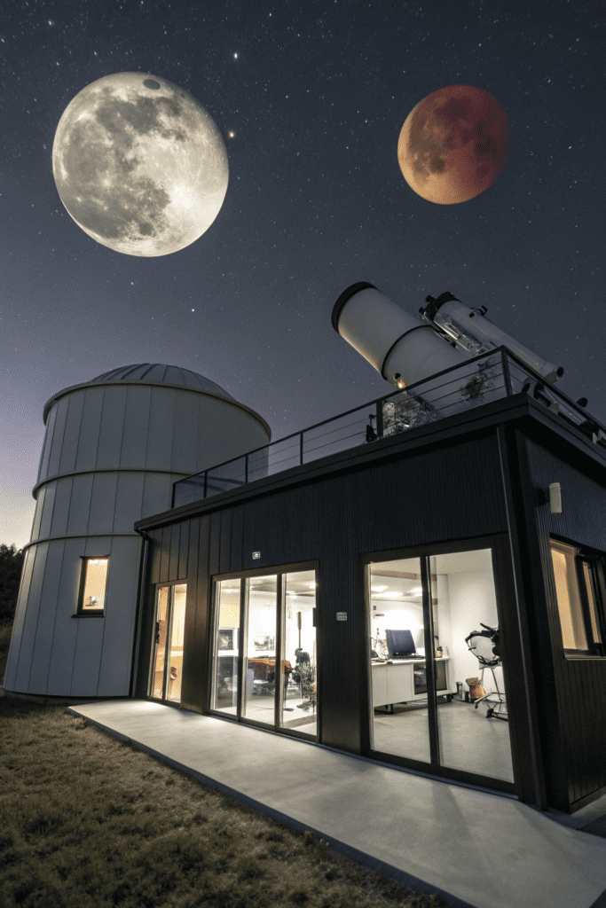 Black Rooms Ideas: 22. The Lunar Eclipse Observatory