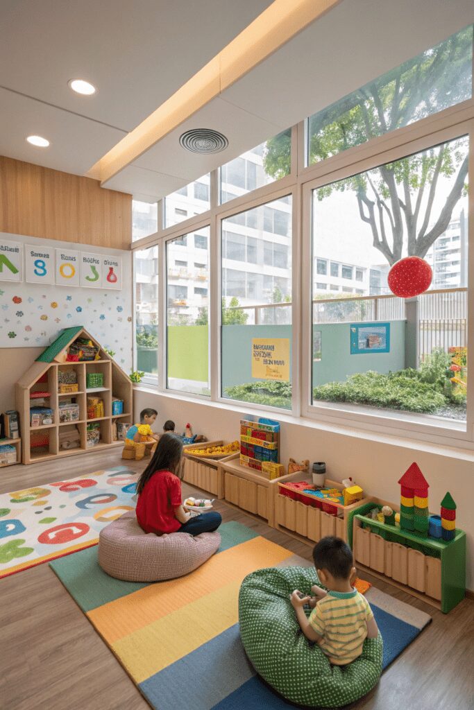 10+ Create the Perfect Daycare Room Ideas - Explore More! 2 Daycare Rooms Ideas: 2. Mini City Builders Zone