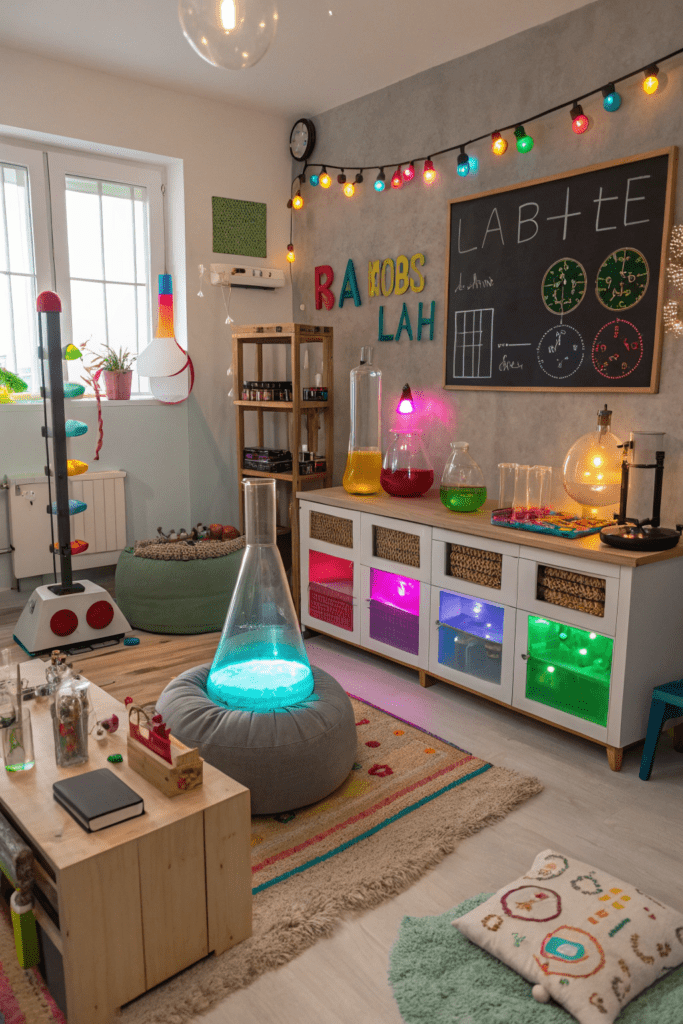 Daycare Rooms Ideas: 4. Mad Scientist’s Laboratory