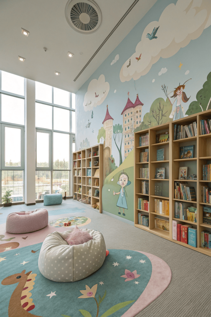 Daycare Rooms Ideas: 11. Storybook Wonderland Library