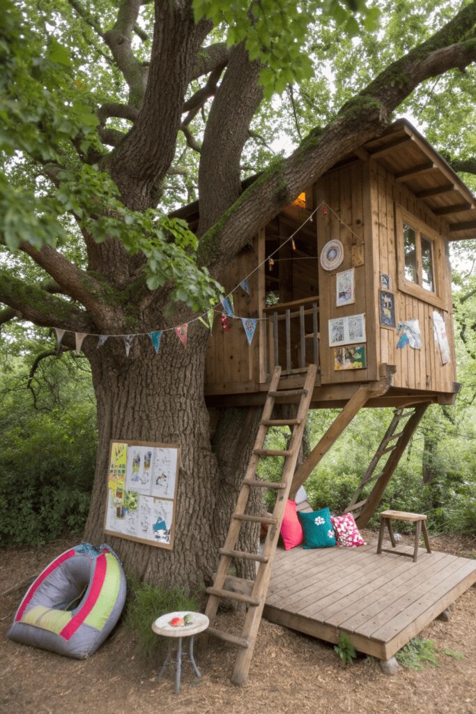 15+ Kids Room Ideas You’ll Want to Copy ASAP! 2 Kids Rooms Ideas: 2. Secret Treehouse Hideaway