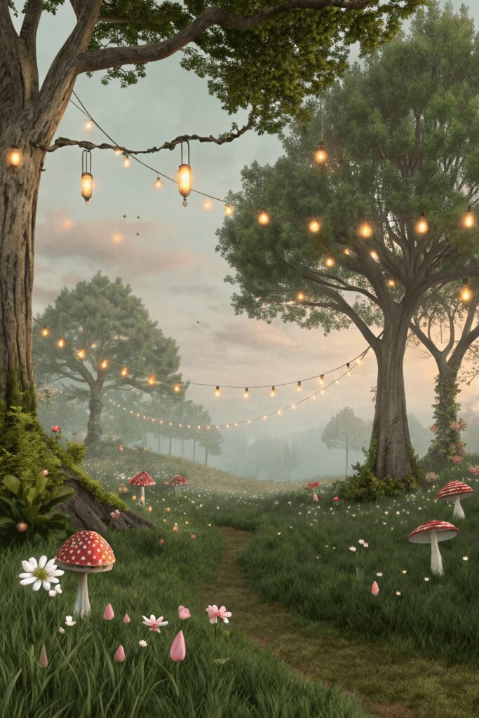 15+ Kids Room Ideas You’ll Want to Copy ASAP! 7 Kids Rooms Ideas: 7. Magical Fairyland Forest