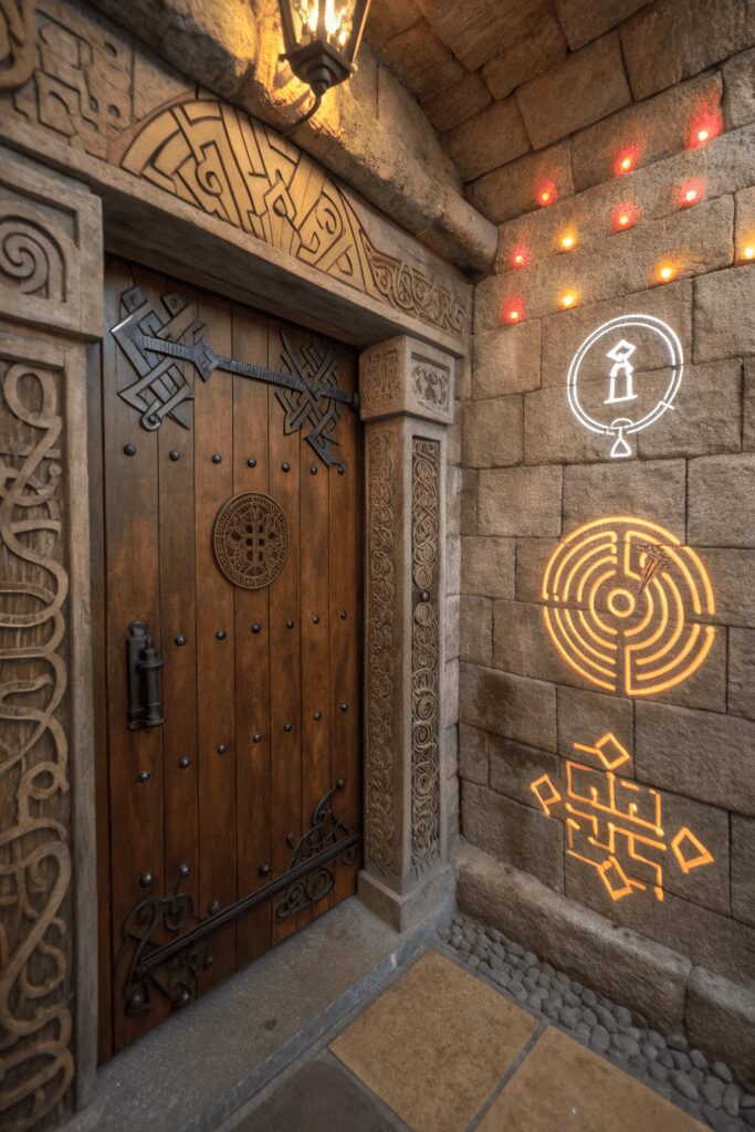 15+ Genius Hidden Room Ideas You Never Knew Existed! 6 Hidden Rooms Ideas: 6. Interactive Puzzle Room Entrance