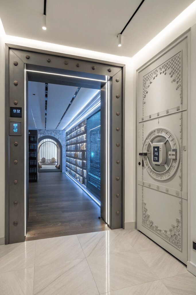 15+ Genius Hidden Room Ideas You Never Knew Existed! 12 Hidden Rooms Ideas: 12. Holographic Wall Portal