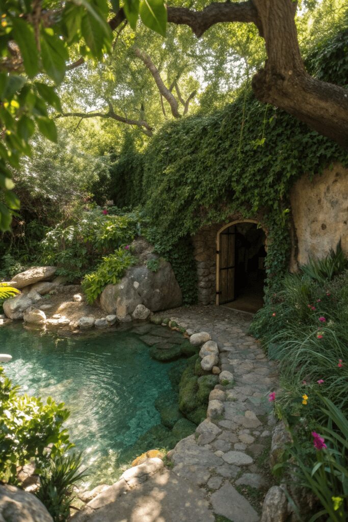 15+ Genius Hidden Room Ideas You Never Knew Existed! 13 Hidden Rooms Ideas: 13. Secret Poolside Grotto