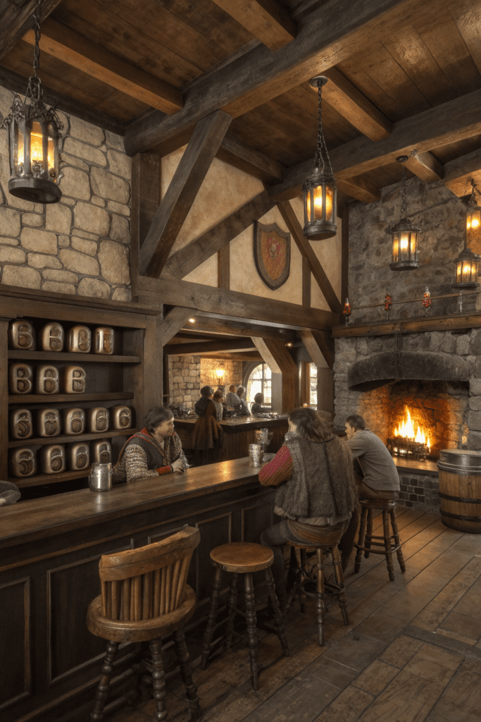 Home Bar Rooms Ideas: 10. The Medieval Tavern Bar