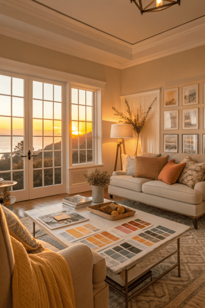 Paint Color Inspiration Ideas: 3. Golden Hour: Warmth and Radiance