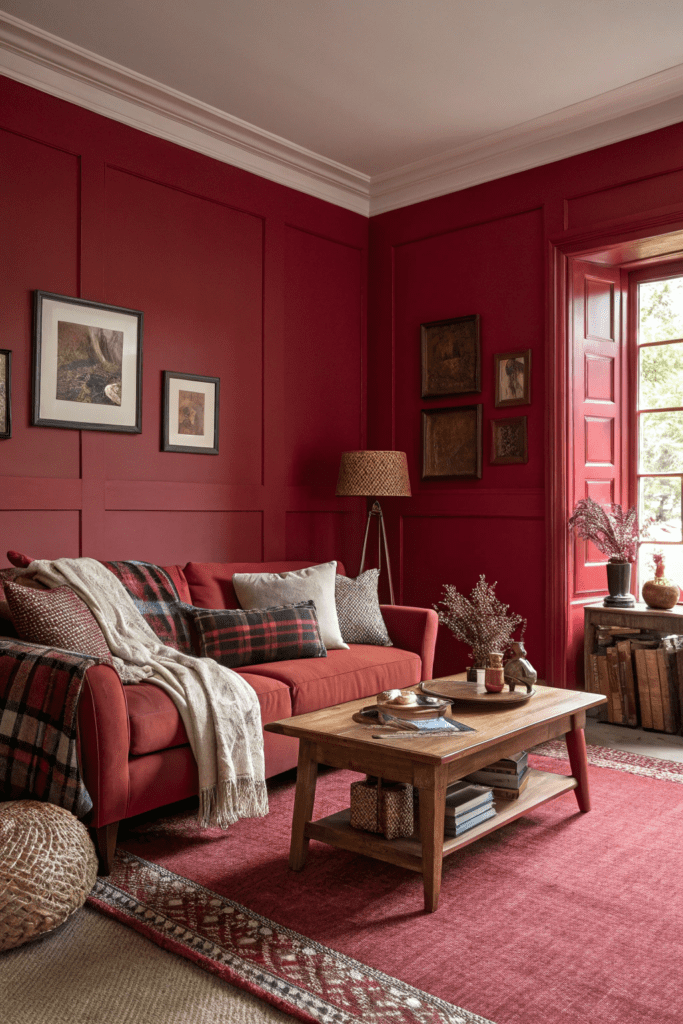 Paint Color Inspiration Ideas: 5. Crimson Blush: Passionate Warmth