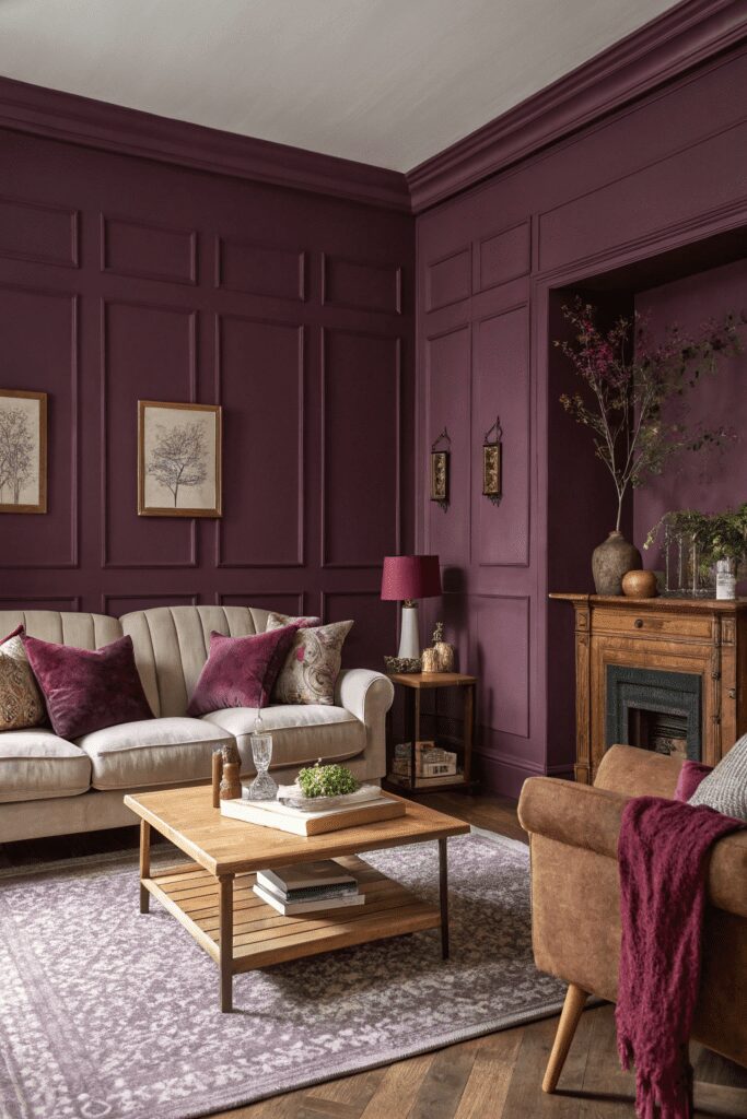20+ Trending Paint Color Ideas - You’ll Love for Your Space 7 Paint Color Inspiration Ideas: 7. Velvet Plum: Regal and Cozy
