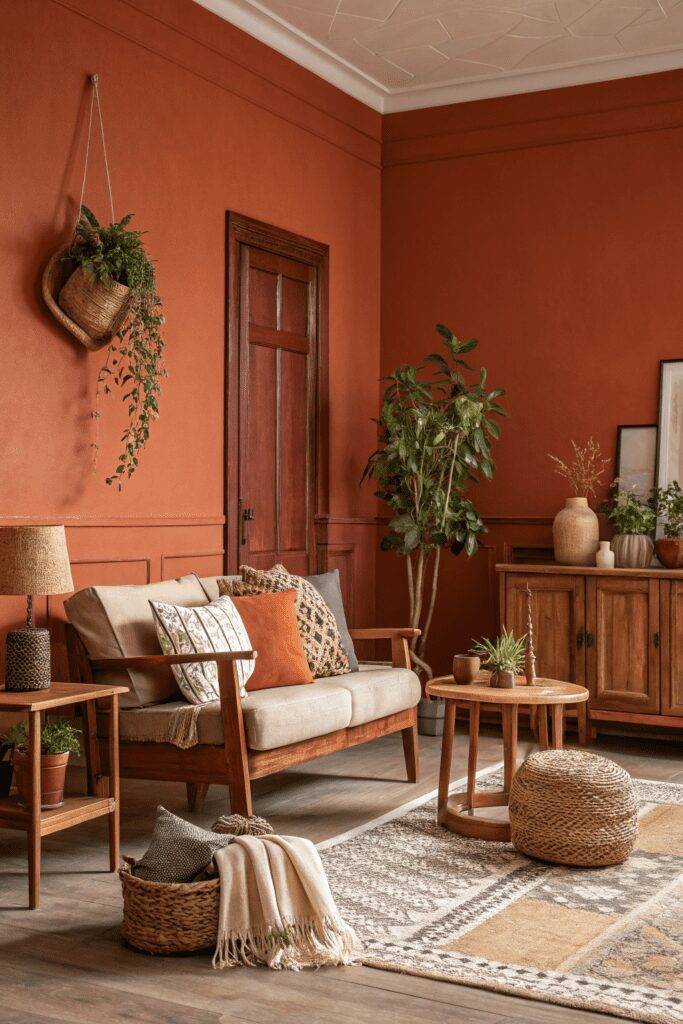 20+ Trending Paint Color Ideas - You’ll Love for Your Space 9 Paint Color Inspiration Ideas: 9. Burnt Ochre: Earthy and Inviting