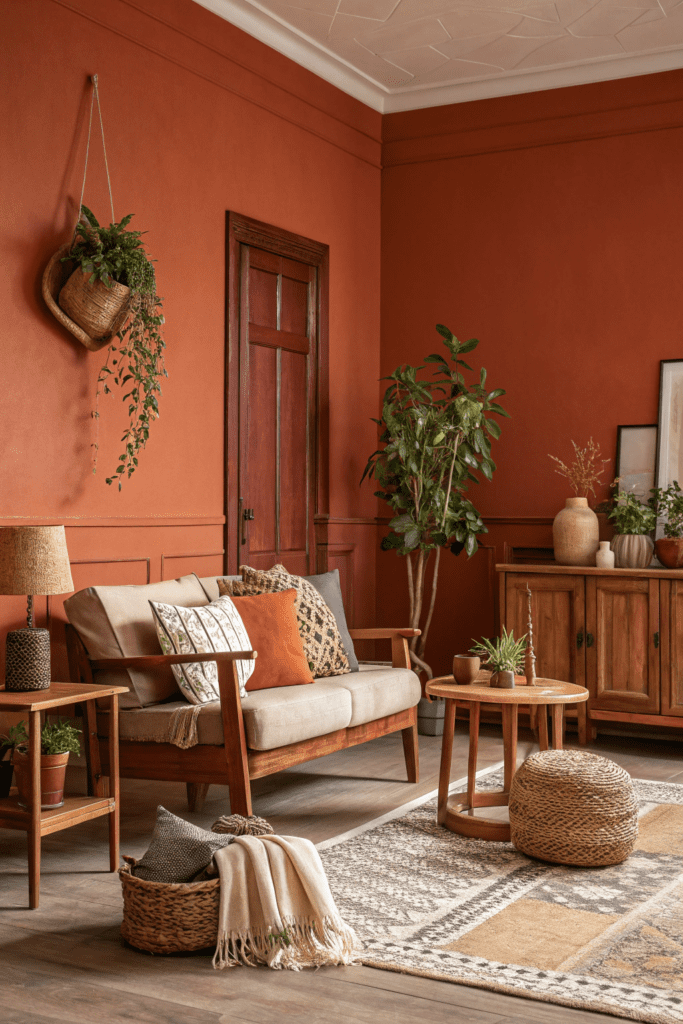 Paint Color Inspiration Ideas: 9. Burnt Ochre: Earthy and Inviting