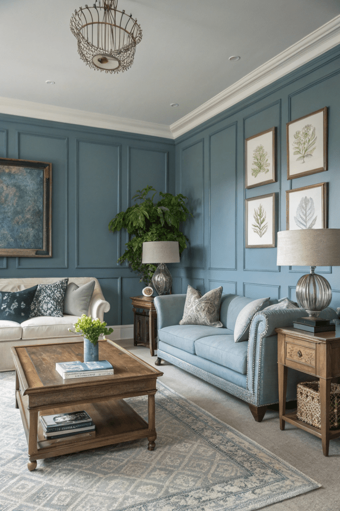 Paint Color Inspiration Ideas: 21. Slate Blue: Understated and Elegant