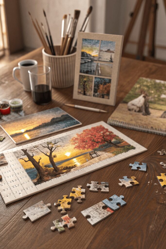 10+ Easy Art Painting Ideas That Will Blow Your Mind! 12 Art Inspo Painting Ideas: 12. Fractured Memories