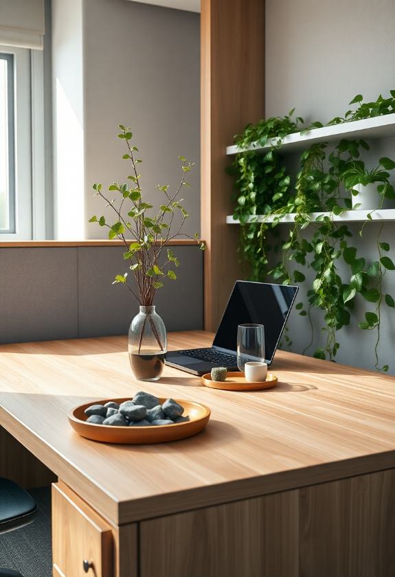 Office Cubicle Aesthetic Ideas: Bringing in Natural Elements