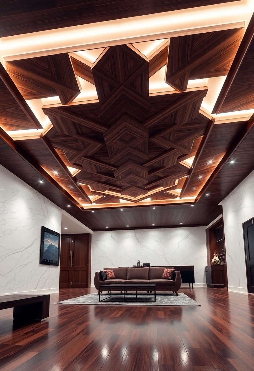 Living Room False Ceiling Ideas: Spectacular Suspended Ceiling Ideas