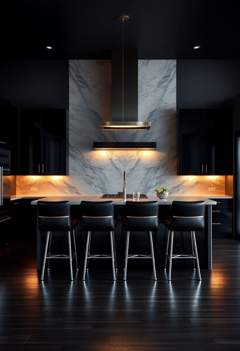 Luxury Black Kitchen Designs: Sophisticated Design Elements