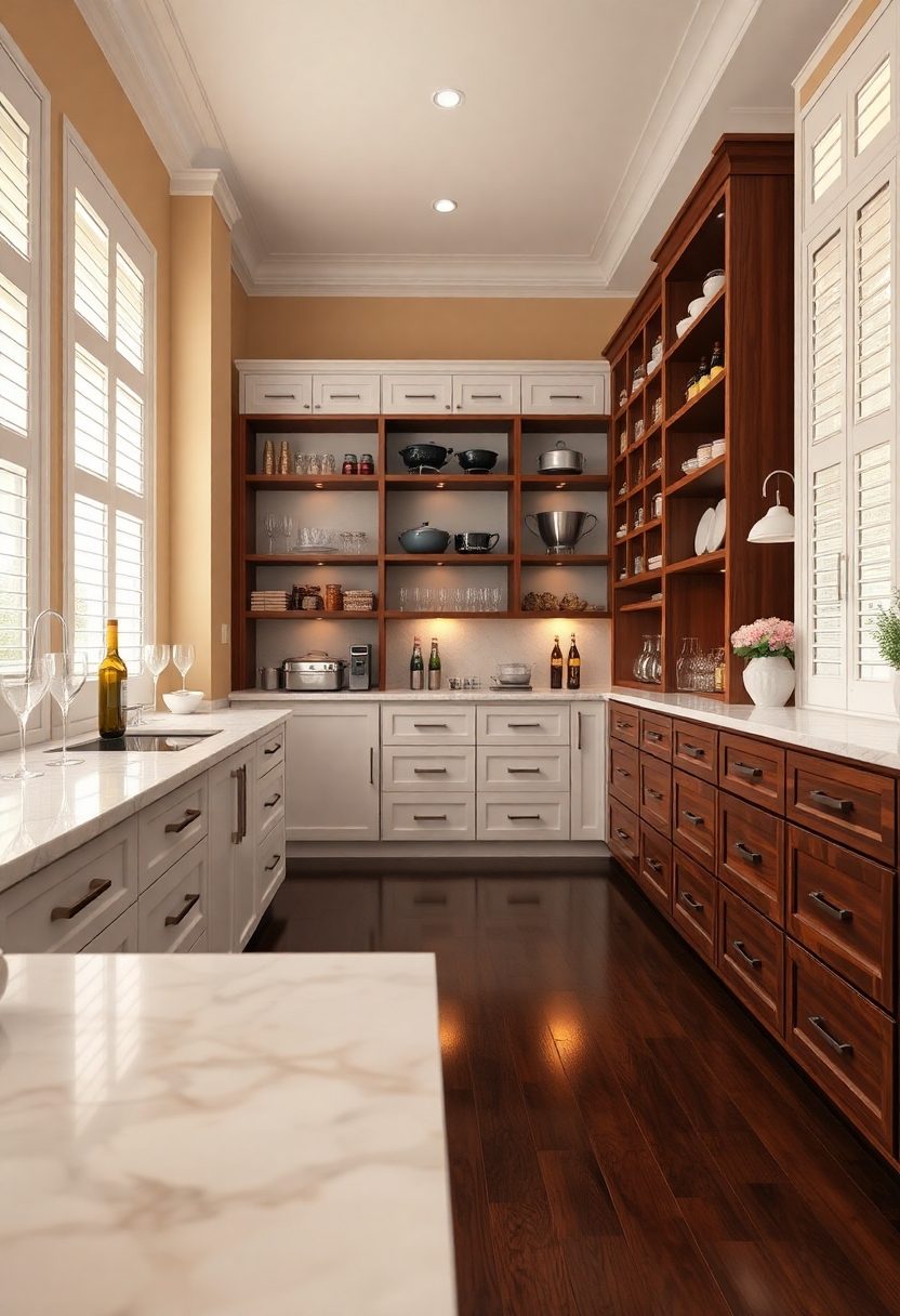 Nancy Meyers Kitchen Ideas: Spacious Walk-In Pantries