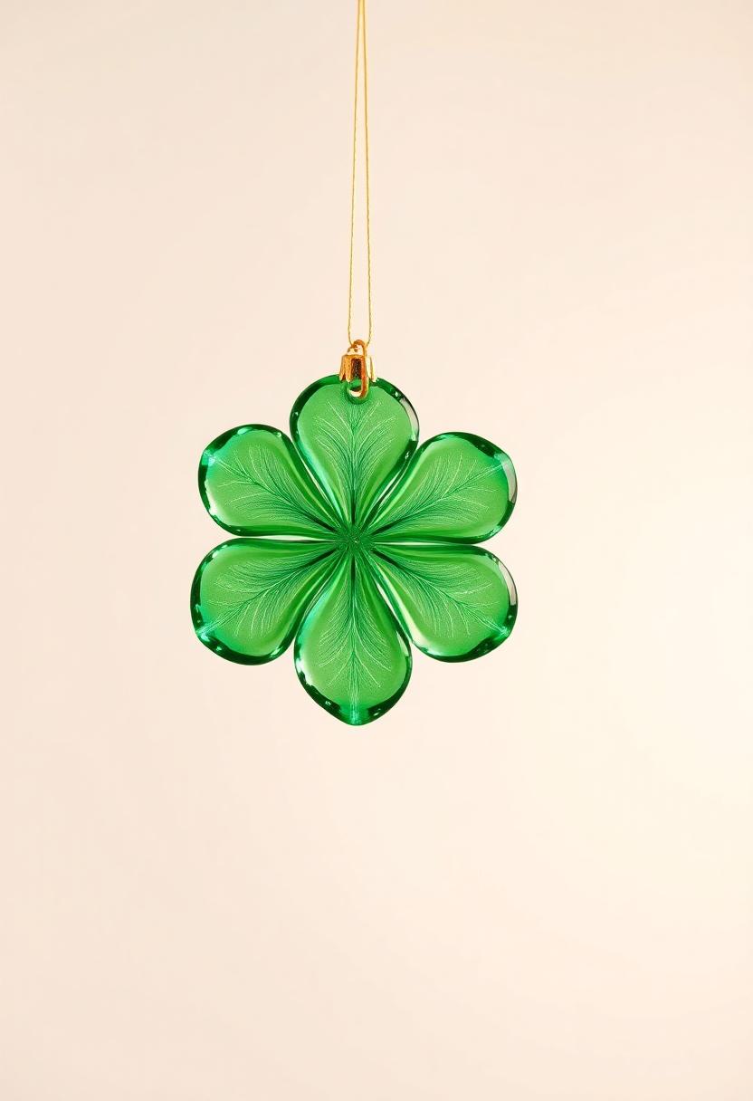 St. Patrick’s Day Decoration Ideas: Four Leaf Clover Ornaments