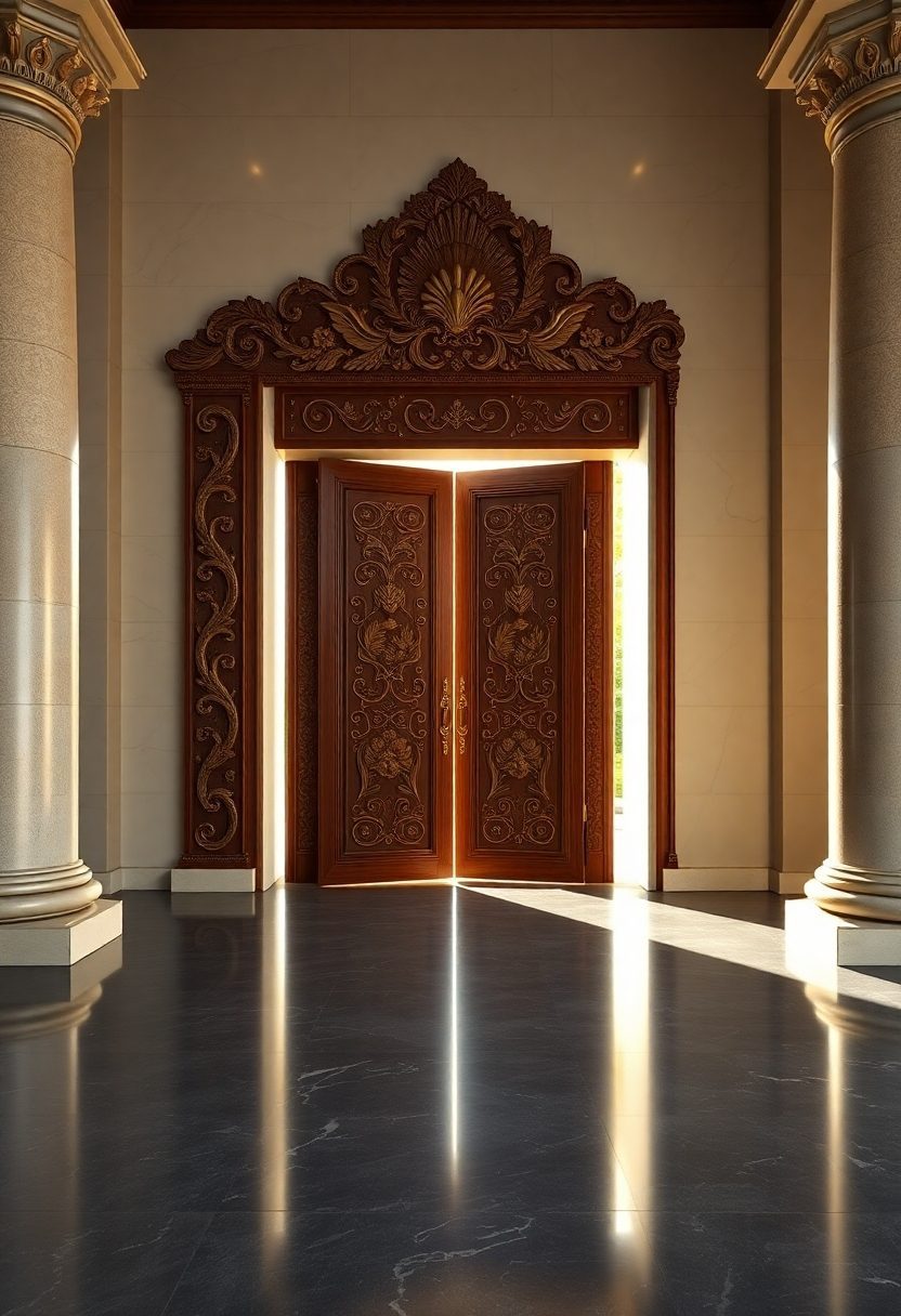 Luxury Mandir Design Ideas: Grand Entrance Designs