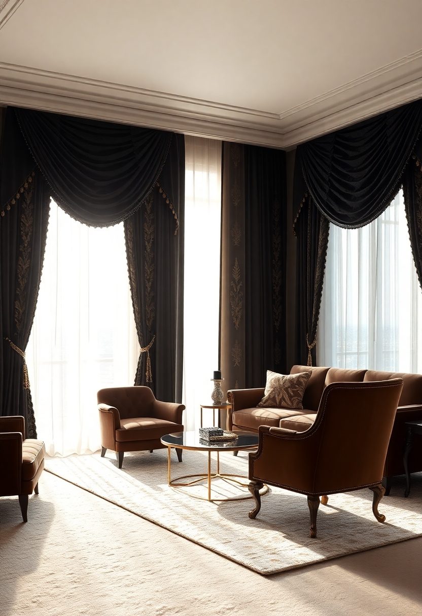 Luxurious Curtain Designs: Sumptuous Layered Curtain Styles for Ultimate Glamour