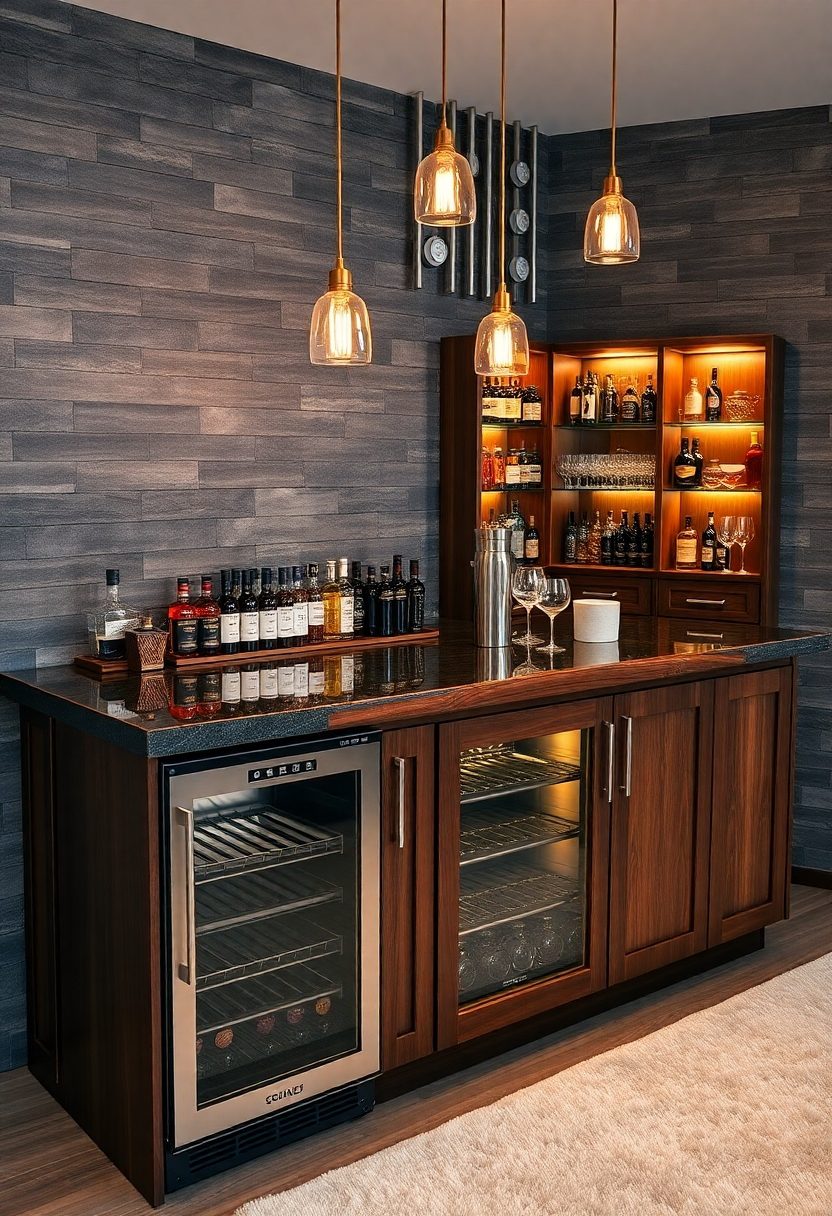 Lavish Home Bar Design Ideas: Gourmet Home Bar Stations