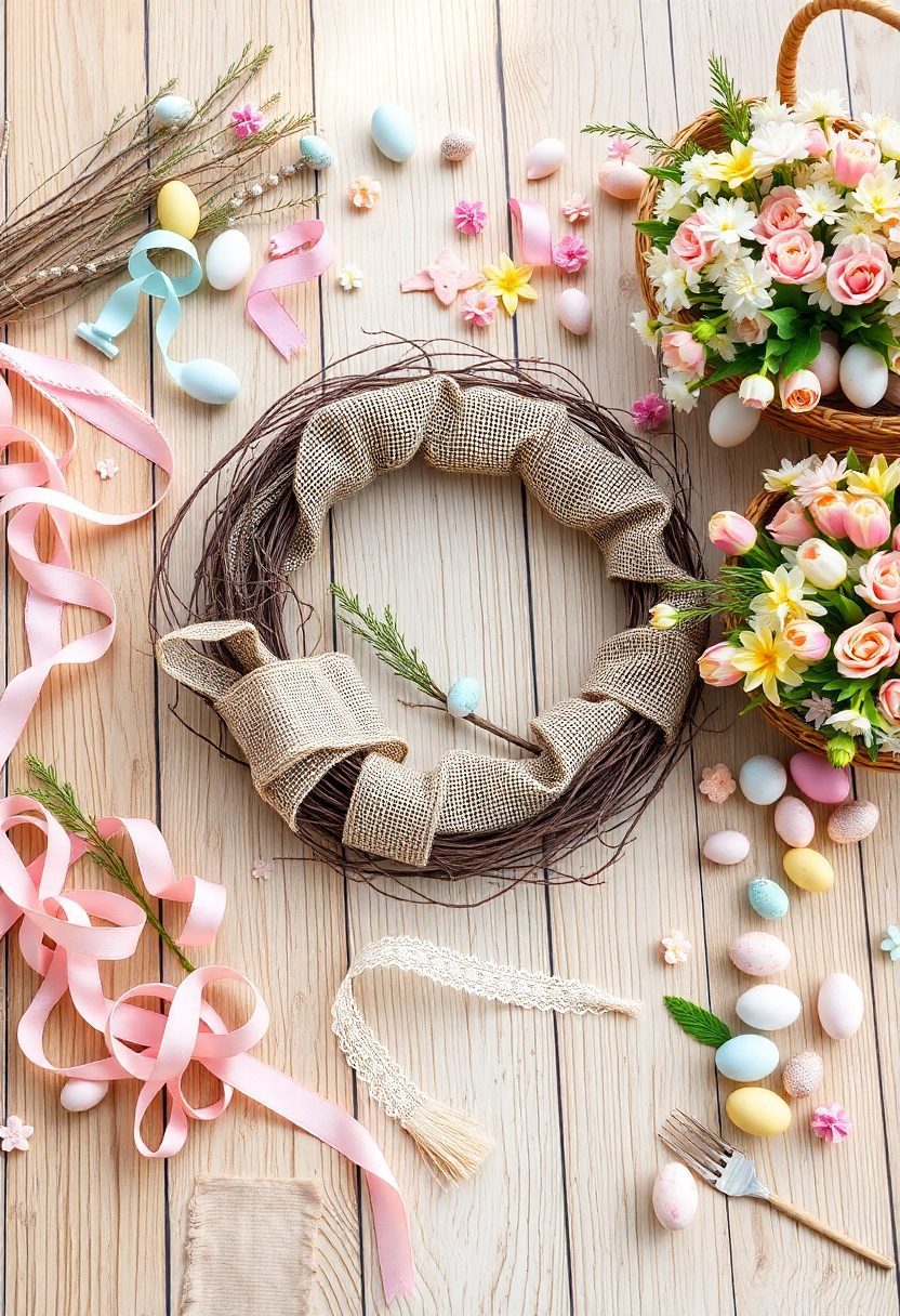 Easter Wreath Ideas: DIY Easter Wreath Tutorials