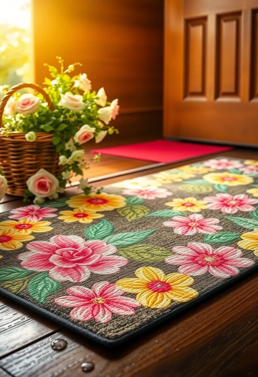 Spring Front Door Decor Ideas: Seasonal Welcome Mats