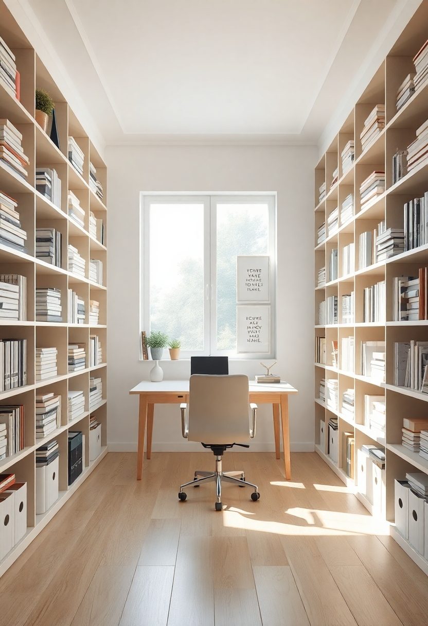 Study Room Decor Ideas: Utilize Vertical Storage