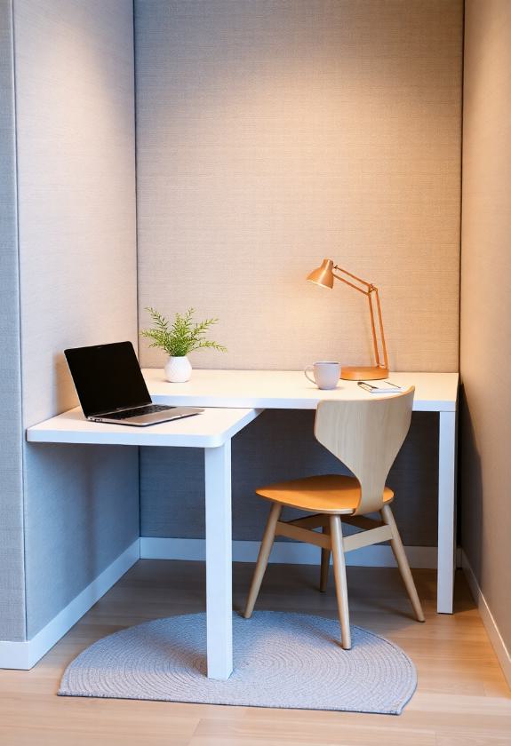 Office Cubicle Aesthetic Ideas: Scandinavian Simplicity