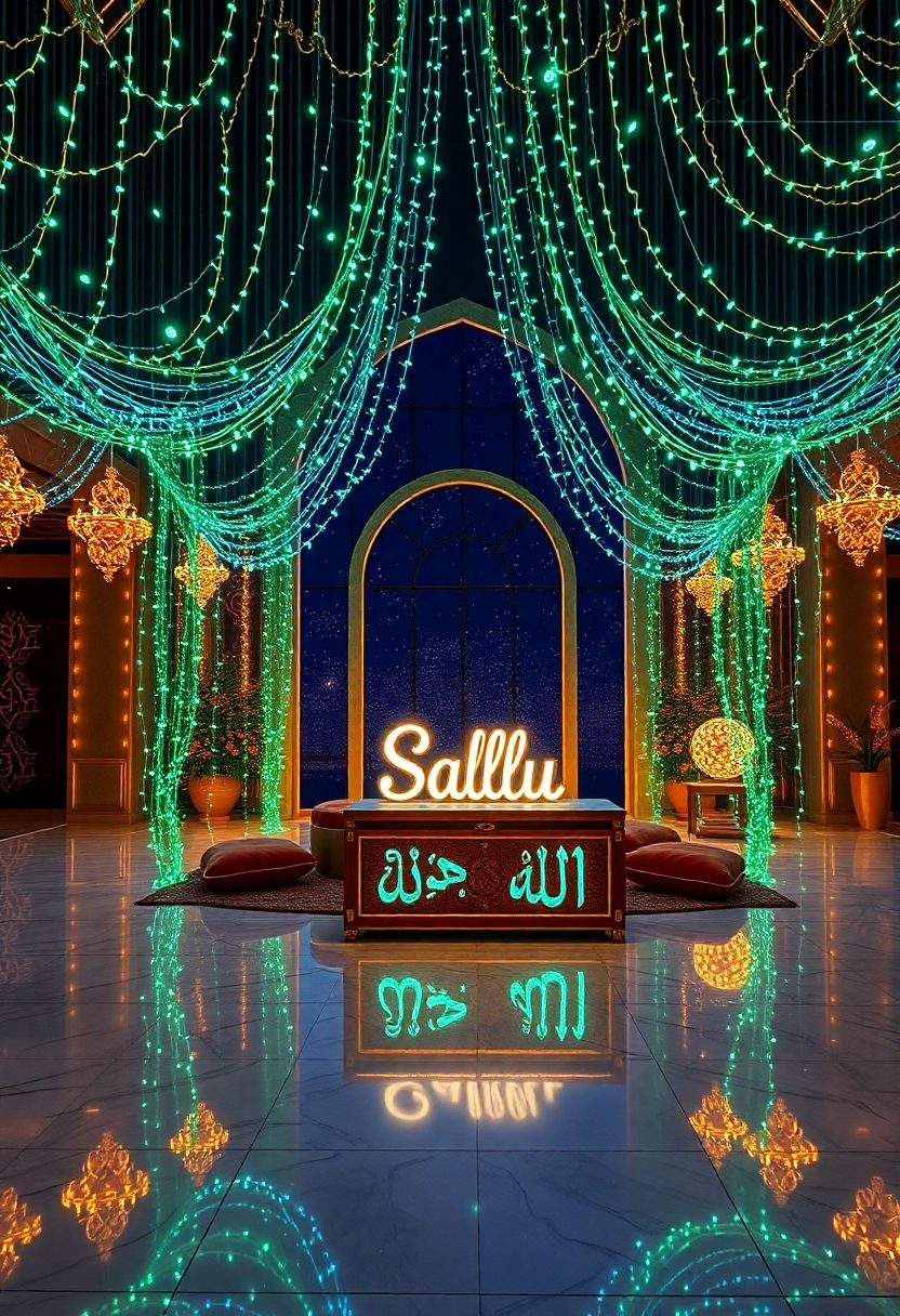 Eid Al-Fitr Decor Ideas: LED Lights for a Modern and Energy-Efficient Option