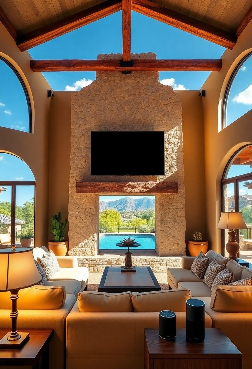 Spanish Ranch Style Home Ideas: Smart Home Technology In Spanish Ranch Style