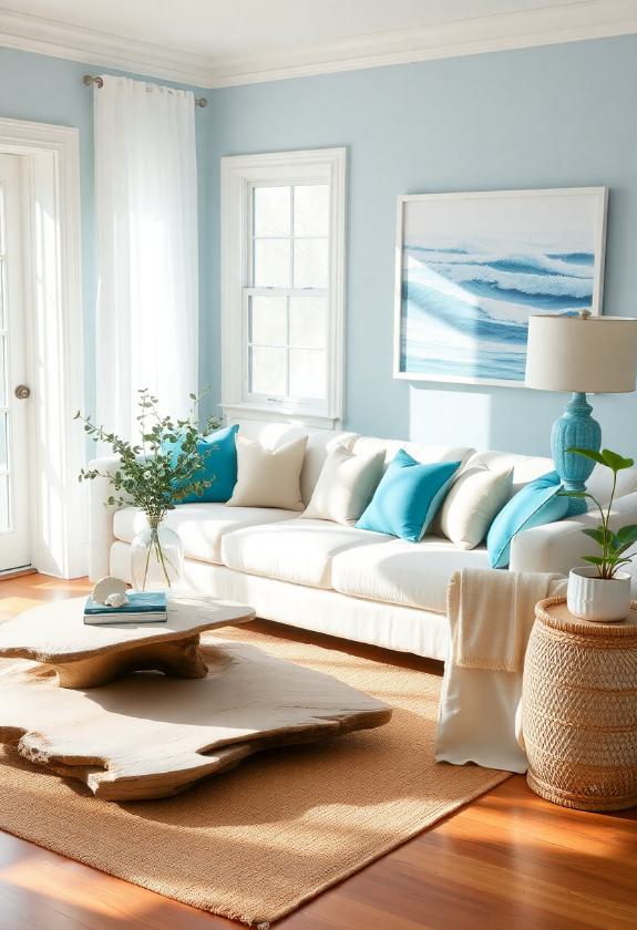 Warm Blue Paint Colors: Coastal Retreat