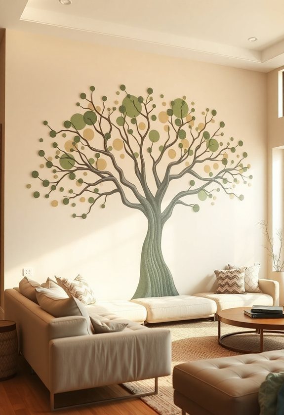 Tree Wall Painting Ideas: Stylized Tree Patterns