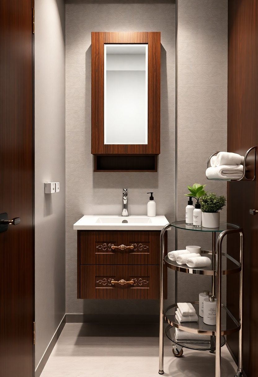 Small Luxury Bathroom Ideas: Small Space Storage Solutions