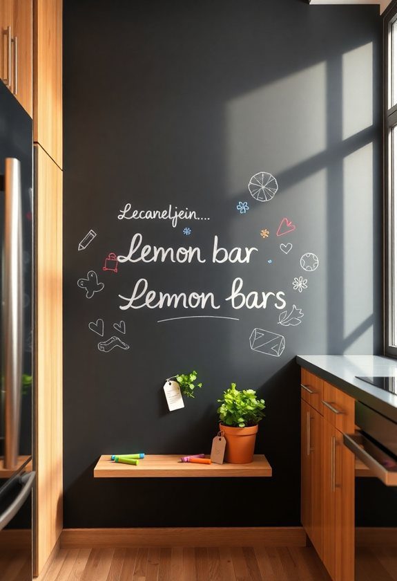 Creative Wall Painting Ideas: Chalkboard Paint Walls