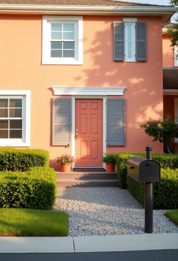 Exterior Paint Colors: Soft Peach Shades For A Unique Look