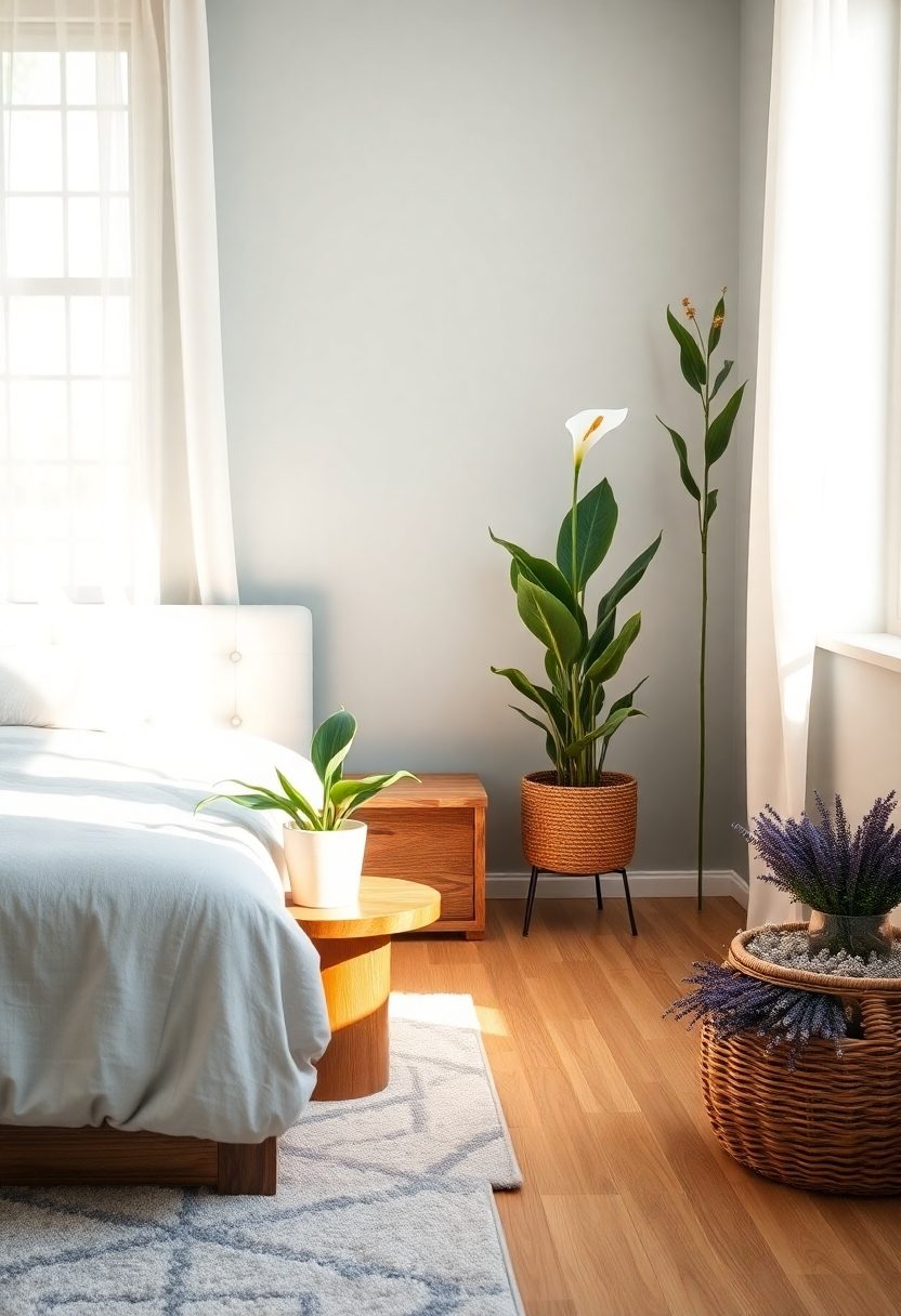 Cozy Bedroom Decor Ideas for National Napping Day: Bedroom Plants for Air Purification and Serenity