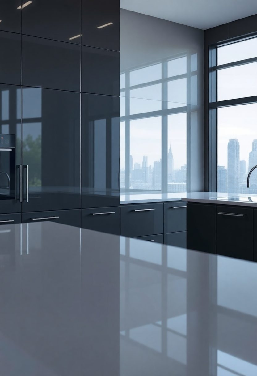 Luxury Kitchen Designs: High Gloss Luxury Finishes