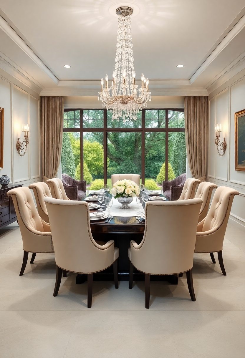 Luxury Kitchen Designs: Elegant Dining Areas