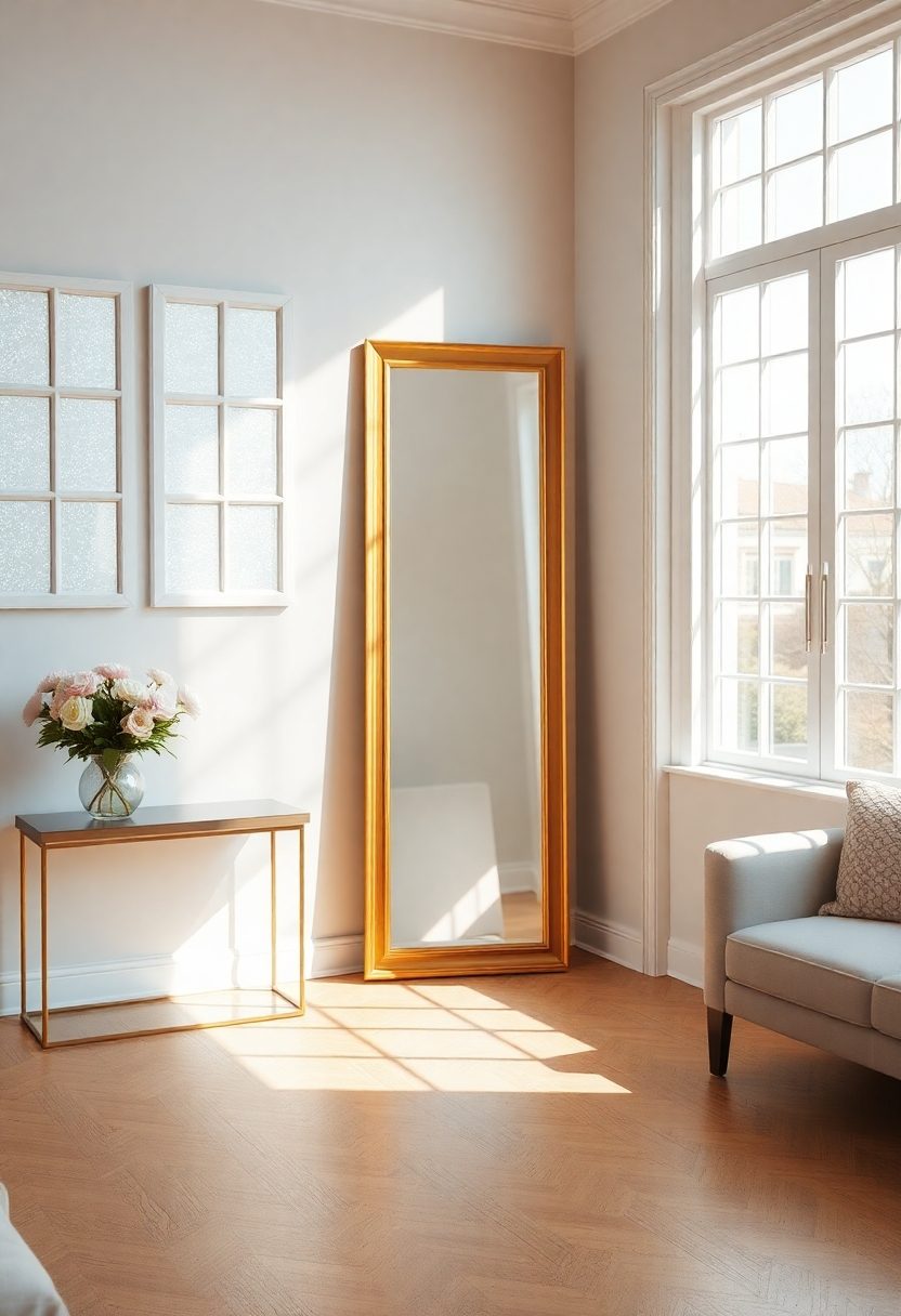 Spring Living Room Decor Ideas: Use Mirrors To Reflect Light